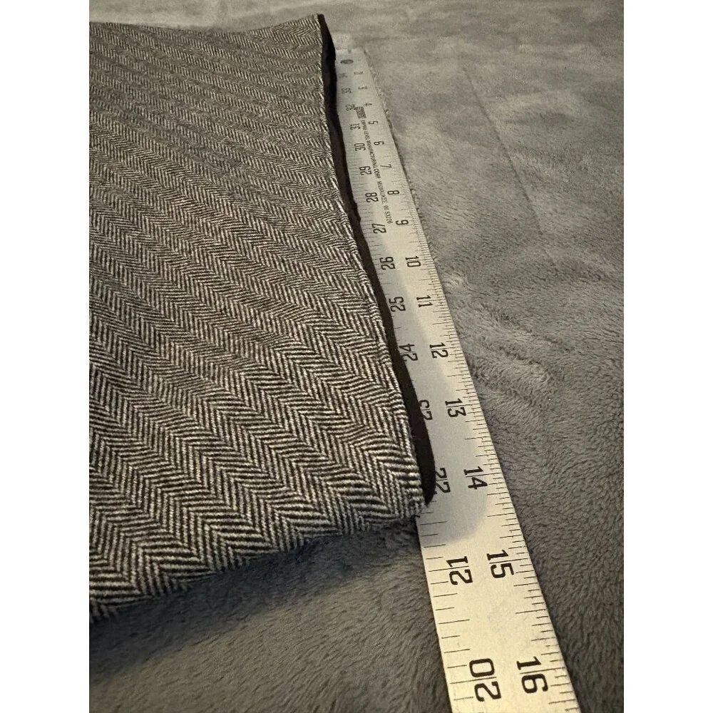 NWT Abercrombie & Fitch Women's Wool Blend Mini Skirt M Gray Preppy Old Money